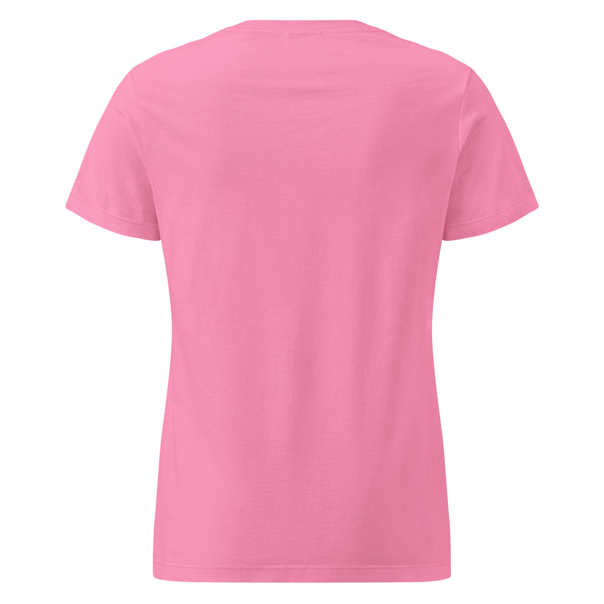 Pretty Girls by LEAN pink women's t-shirt, plain back view