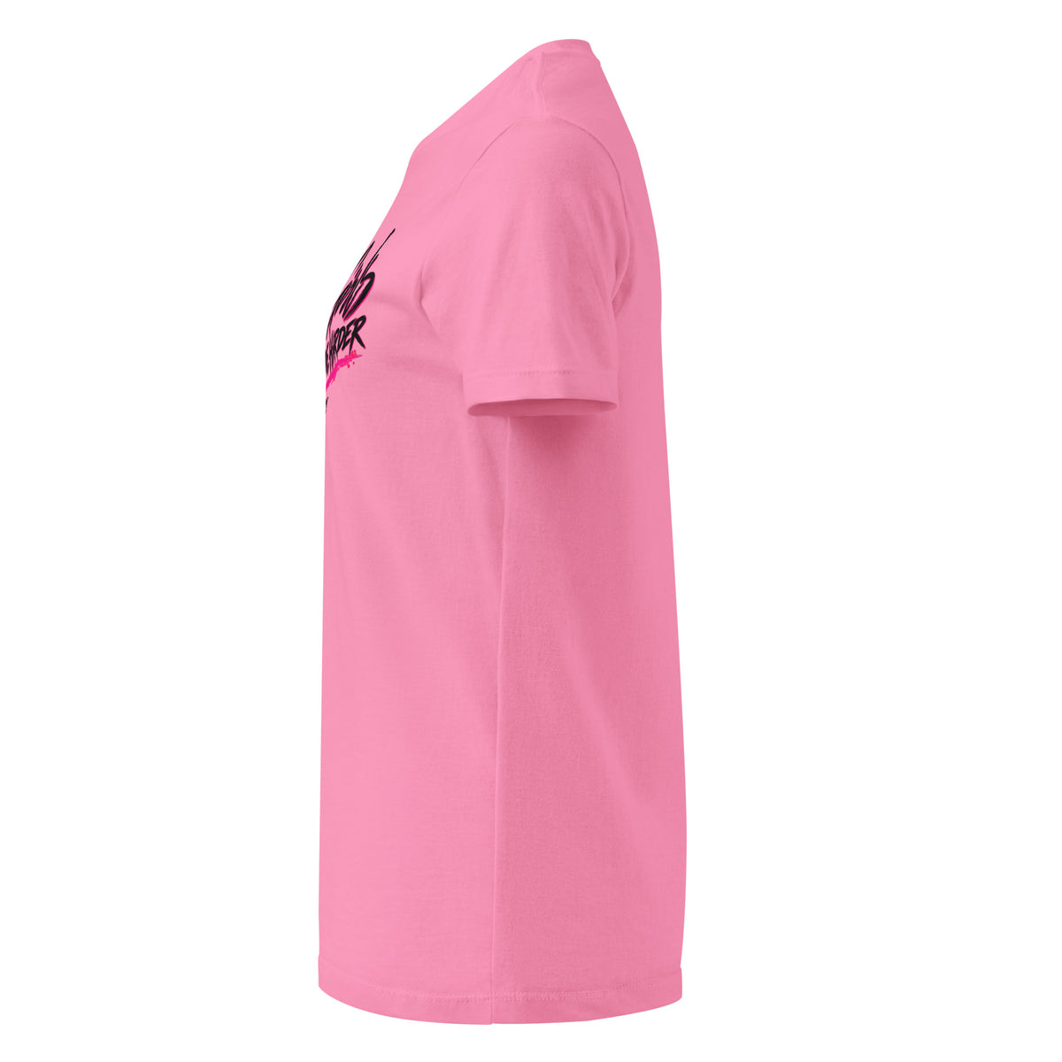 Pretty Girls by LEAN pink women's motorcycle t-shirt, left side view