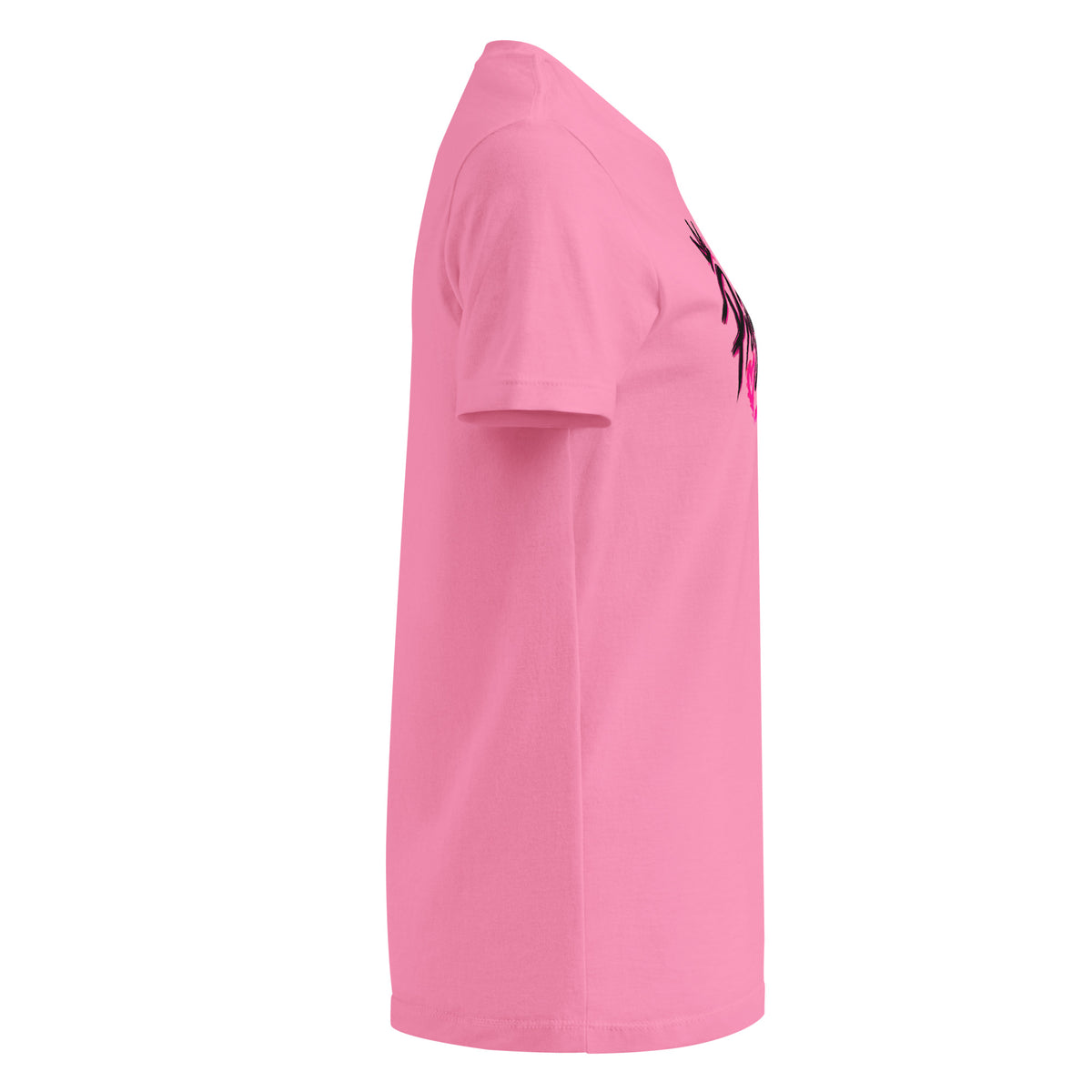 Pretty Girls by LEAN pink women's motorcycle t-shirt, right side view